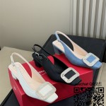 로저비비에 힐 샌들 슬리퍼