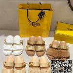 펜디  힐 샌들 슬리퍼