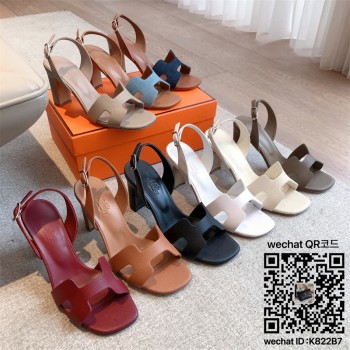 에르메스 힐 샌들 슬리퍼