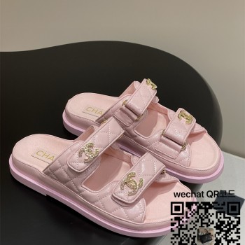 샤넬 힐 샌들 슬리퍼