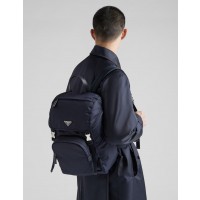 프라다 PRADA 리나일론 삼각 로고 백팩 2VZ135