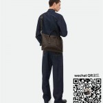 보테가베네타 블랙 인트레치아토 소프트 브리프케이스  815784