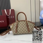 구찌 GG 엠블럼 스몰 탑 핸들 핸드백 839005