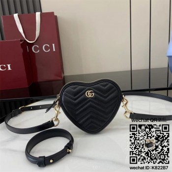 구찌 하트쉐이프 GG 마몬 미니 토트 백 837753