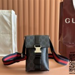 구찌 남성 GG 수프림 수퍼 미니 크로스백 816954