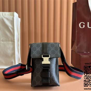 구찌 남성 GG 수프림 수퍼 미니 크로스백 816954