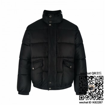 알렉산더 맥퀸(Alexander McQueen) 패딩 스탠드 칼라 다운 자켓  90% 백색 오리 솜털을 사용 남여공용