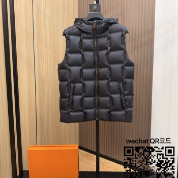 제냐 패딩 조끼 90%거위털