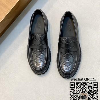 구찌 가죽 로퍼 구두