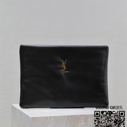 생로랑 칼립소 패디드 클러치 778943 30cm