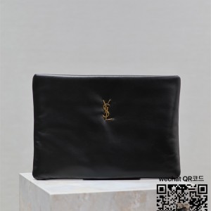 생로랑 칼립소 패디드 클러치 778943 30cm