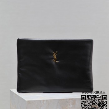 생로랑 칼립소 패디드 클러치 778943 30cm