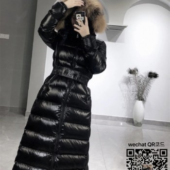 몽클레어 여성 롱패딩 90%거위털