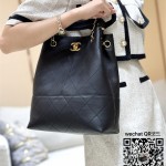 넬 25A 공방 체인 호보백 미디움 쇼퍼백 블랙 카프스킨 AS5636