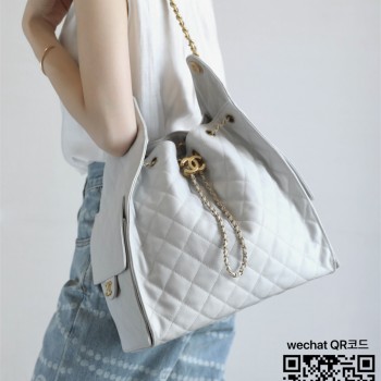 샤넬 25백 몰 캐비어 트위드 제니백 라지 25백AS5311