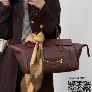 셀린느 가방 스마일링 뉴 러기지백 미듐 딥브라운 123693