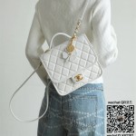 샤넬 CHANEL 핸들 장식의 플랩 백팩