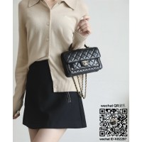 샤넬 CHANEL 핸들 장식의 플랩 백