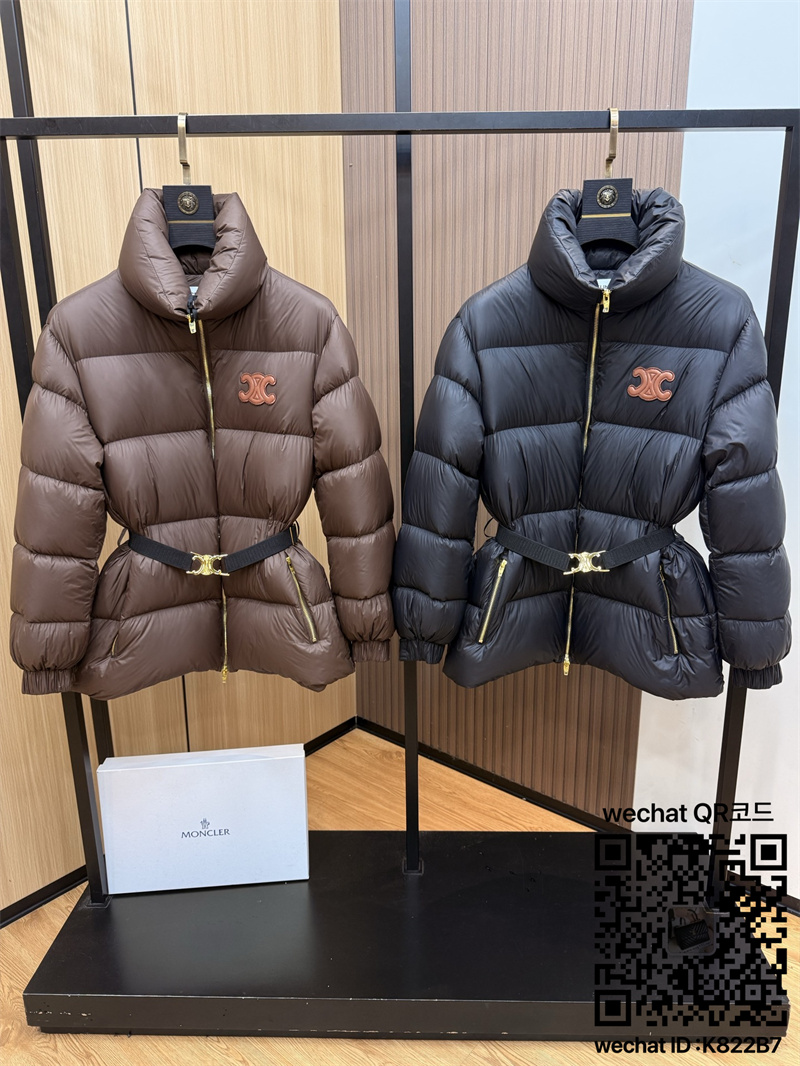 셀린느 여성 롱패딩 90%거위털