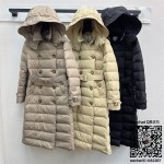 버버리 롱 패딩 여성용 거위털90%