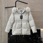 프라다 패딩 여성용 거위털90%