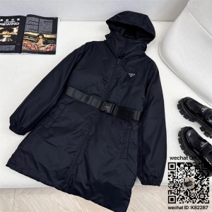 프라다 패딩 여성용 거위털90%