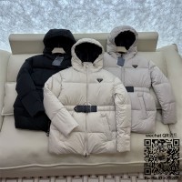 프라다 패딩 여성용 거위털90%