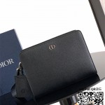 디올 CD 아이콘  가죽 클러치백