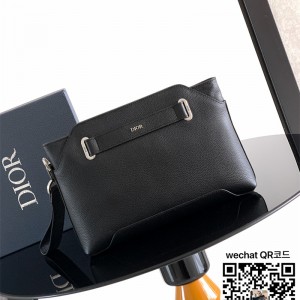 디올 CD 아이콘 가죽 클러치백