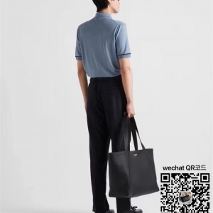 프라다 가죽 캐주얼 토트백 2VG123