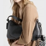 프라다 에메 라지 크로셰 및 가죽 백 1BC280