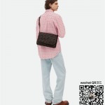 보테가베네타 남성 라지 디아고 블랙 크로스백 815796