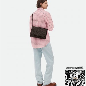 보테가베네타 남성 라지 디아고 블랙 크로스백 815796