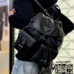 프라다 PRADA 파우치가 달린 미디엄 백팩 1BZ811