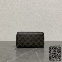 셀린느 CELINE 트리오페 캔버스 장지갑 100802