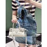 프라다 여성 보니 미니 가죽 1BA486