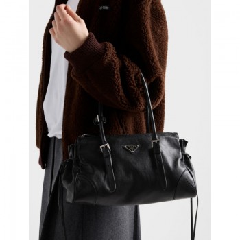 프라다 보니 미디움 앤틱 레더 토트백 1BG628