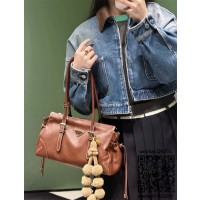 프라다 보니 미디움 앤틱 레더 토트백 1BG628