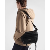 프라다 스피드록 리나일론 및 가죽 숄더백 2VH201