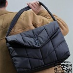 생로랑 나일론 YSL 푸퍼 메신저 백_733630