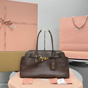 미우미우 아방뛰르 나파 가죽백 라지