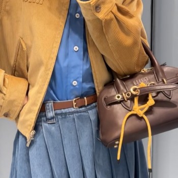 미우미우 아방뛰르 나파 가죽백 스몰