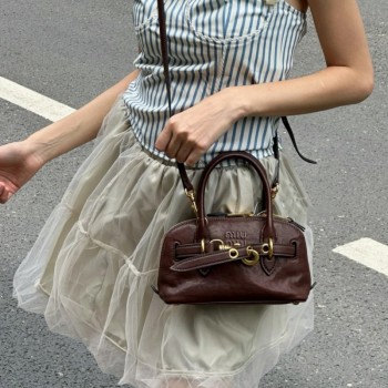 미우미우 아방뛰르 나파 가죽백 미니