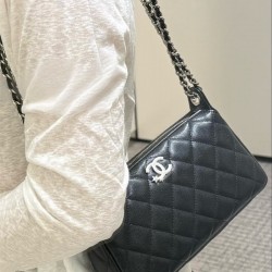 샤넬 별장식 체인 호보백
