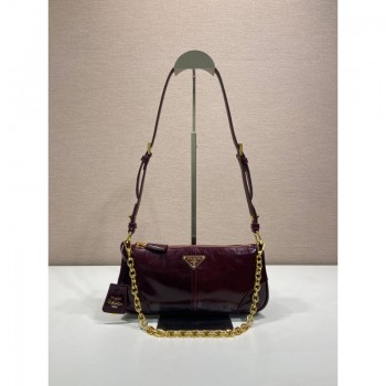 프라다 PRADA 리에디션 2002 미디엄 가죽 숄더백 1BC221