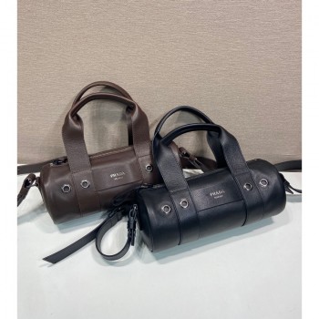프라다 미디움 레더 탑핸들백  1BB161