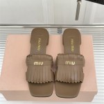미우미우  힐 샌들 슬리퍼