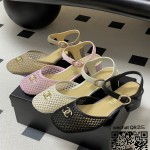 셀린느 힐 샌들 슬리퍼