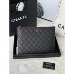 샤넬 클래식 클러치백 스몰 금장은장 28cm