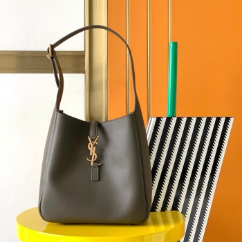 생로랑 LE 5A7 스몰 호보백 블랑 빈티지 713938 23cm